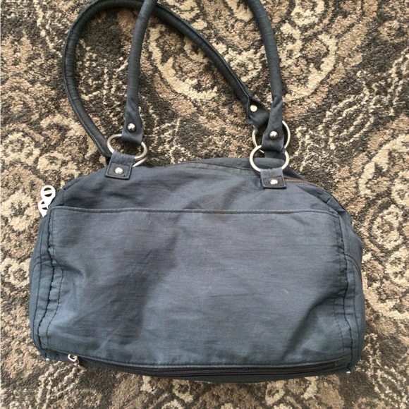 Baggallini Blue Nylon Berlin Satchel Bag - Picture 6 of 8